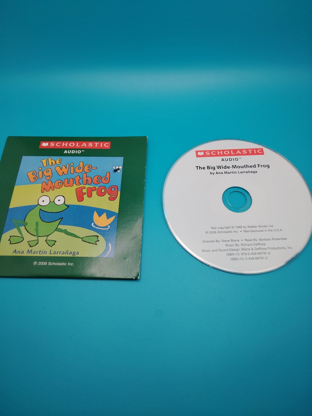 Scholastic The Big Wide-Mouthed Frog Audio CD - Green